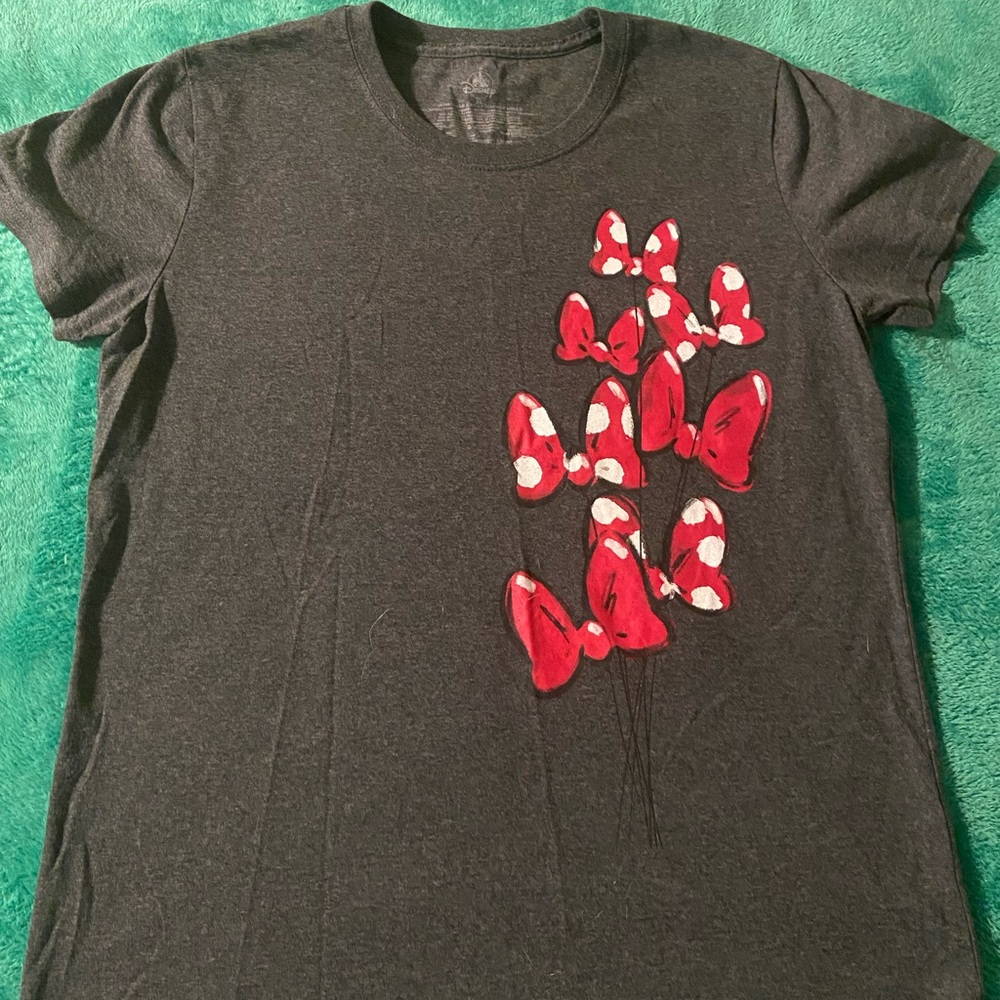 Women’s Disney T-Shirt with Minnie Red Bow Design